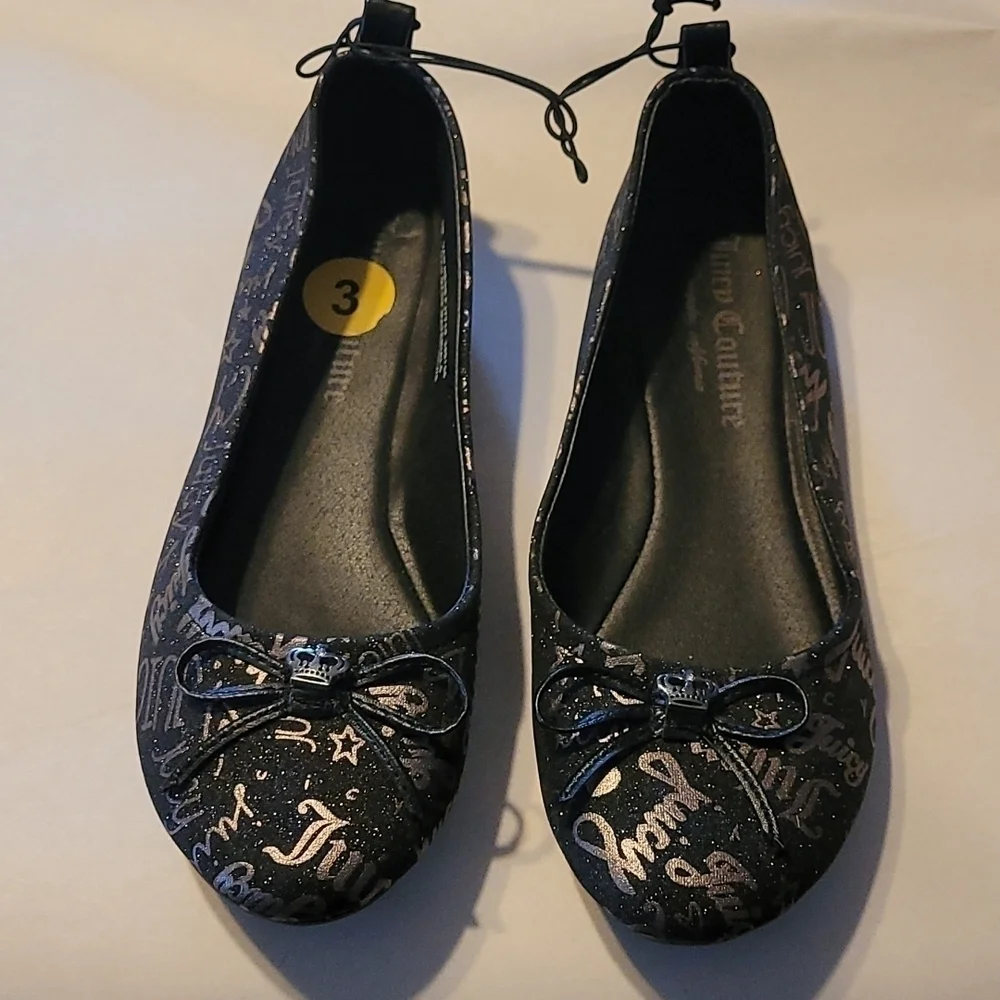 Girls Juicy Couture Slipon Flats New